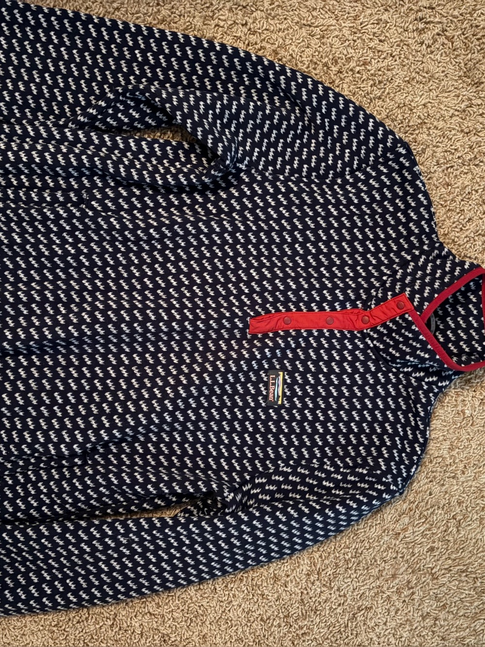 Women’s L.L. Bean fleece pullover, size L
